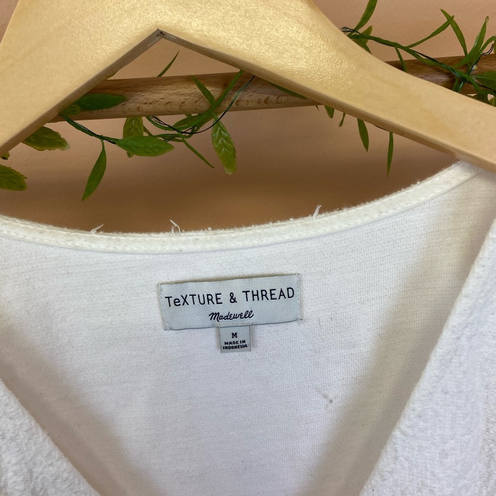 Madewell - Texture & Thread Tie-Front Top - Picture 6 of 8